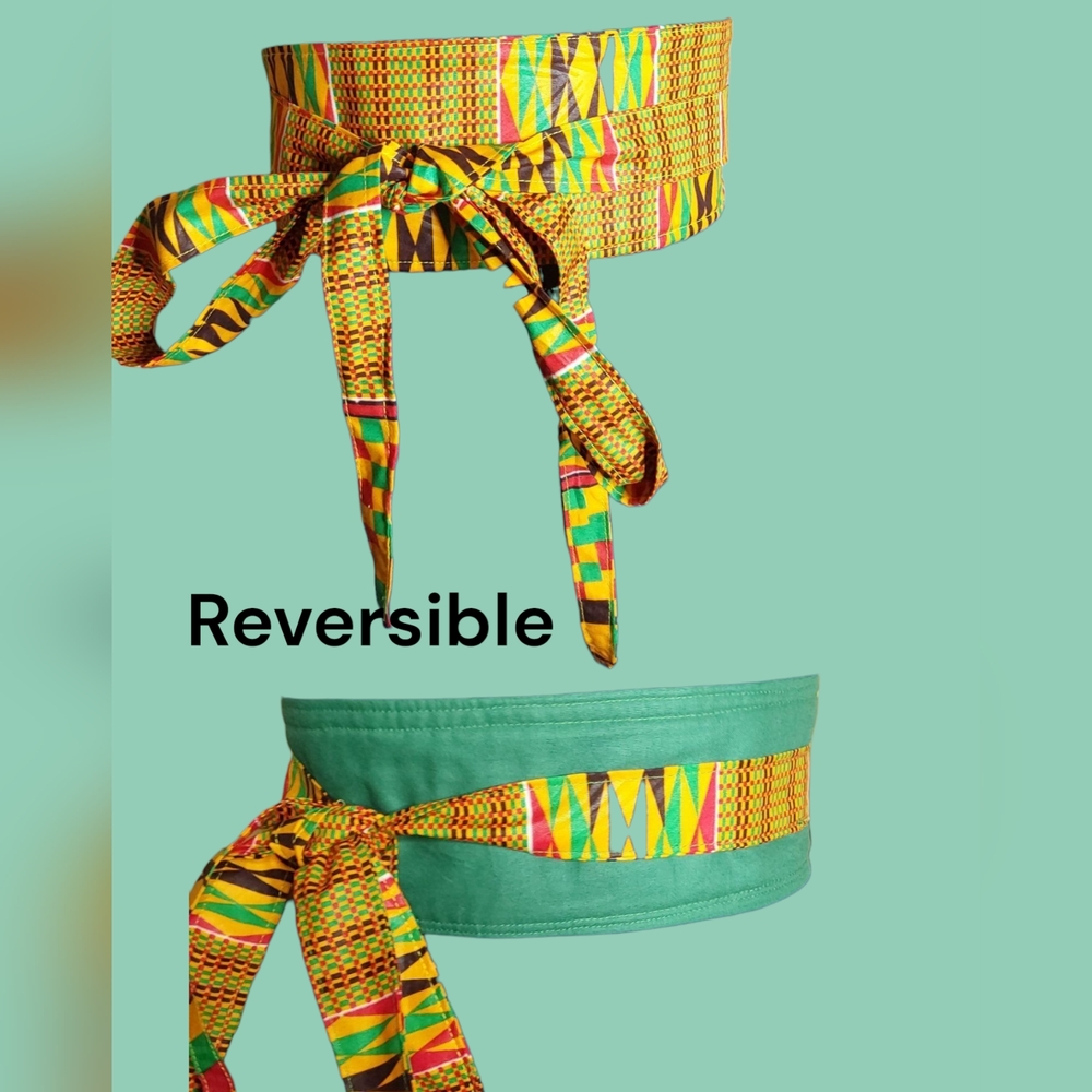 Colorful Reversible Waist Belt